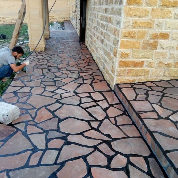 سنگفرش آموزش سنگفرش و  آموزش نصب سنگ لاشه نحوه سنگفرش با سنگ لاشه و سنگ کوبیک